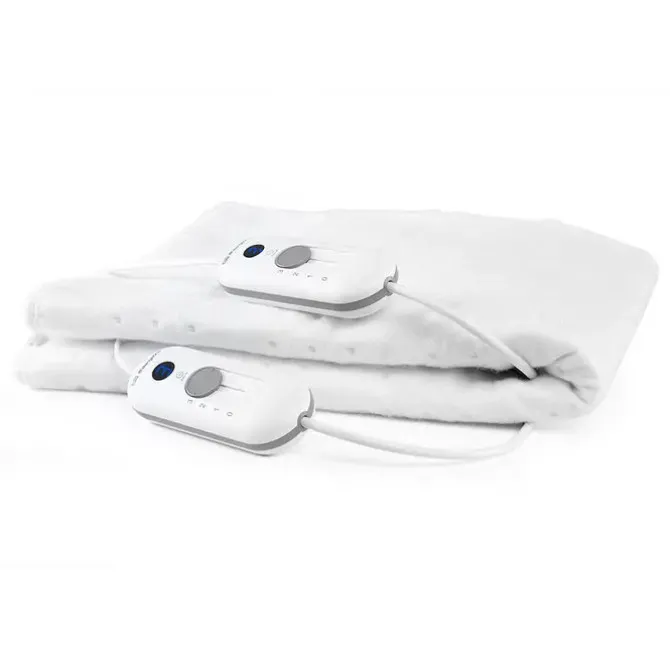 ORBEGOZO CAH 1450 CALIENTA CAMAS ELECTRICO - CALOR PERSISTENTE - 3 NIVELES DE POTENCIA - SISTEMA DE CALOR EXTRA EN PIES - AJUSTE AL COLCHON - APAGADO AUTOMATICO DUERME TRANQUILO Y TEMPLADO