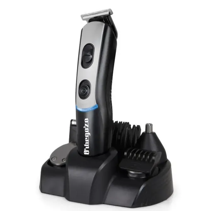 ORBEGOZO CTP 1840 CORTAPELOS MULTIFUNCIONAL - 7 EN 1 PARA CABELLO - NARIZ Y BARBA - RECARGABLE Y CON OPCION DE USO CON CABLE - INCLUYE ACCESORIOS Y ADAPTADOR DE CARGA - PRACTICO Y VERSATIL