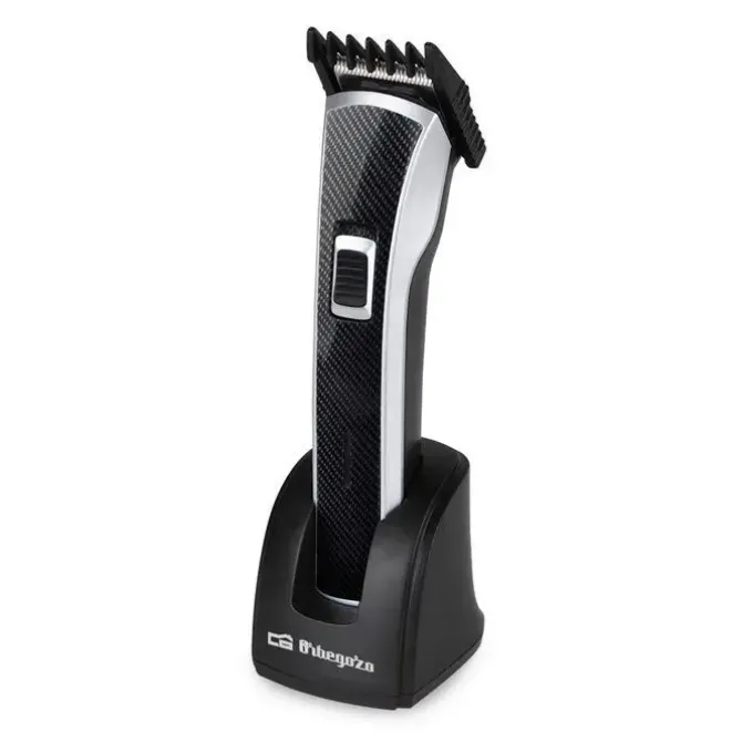 ORBEGOZO CTP 1200 CORTAPELOS ELECTRICO RECARGABLE RESISTENTE AL AGUA CORTE PRECISO Y COMODO CON 5 POSICIONES DE CORTE - CABEZAL Y CUCHILLAS EXTRAIBLES - Y LUZ INDICADORA DE CARGA
