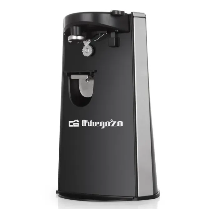 ORBEGOZO CU 6500 ABRELATAS ELECTRICO 3 EN 1 - PRACTICO Y FUNCIONAL - CUCHILLA DE ACERO INOXIDABLE - POTENCIA 60W - FACIL LIMPIEZA - DISEÑO ATRACTIVO