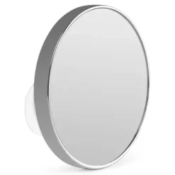 ORBEGOZO ESP 2000 ESPEJO COSMETICO ELEGANTE Y PRACTICO - DIAMETRO 17CM - AUMENTO X5 - 3 VENTOSAS DE FIJACION - MARCO CROMADO - INCLUYE BOLSA DE TERCIOPELO