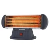 ORBEGOZO ESTUFA DE CUARZO BP 0204 - CALOR INTENSO Y UNIFORME POR RADIACION - 3 NIVELES DE POTENCIA - SISTEMA DE SEGURIDAD ANTIVUELCO - DISEÑO HORIZONTAL ORIENTABLE