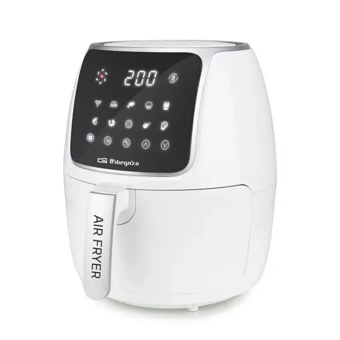 ORBEGOZO FDR 64 FREIDORA SIN ACEITE SALUDABLE - POTENCIA 1300-1500W - CAPACIDAD 4 LITROS - 12 PROGRAMAS DE COCCION - PANTALLA LED TACTIL - SISTEMA DE SEGURIDAD - TEMPORIZADOR 60 MIN