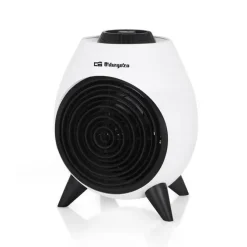 ORBEGOZO FH 5037 CALEFACTOR PORTATIL - POTENTE Y SEGURO CALEFACTOR CON 2 NIVELES DE POTENCIA - FUNCION VENTILADOR Y TERMOSTATO REGULABLE
