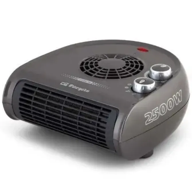 ORBEGOZO FH 5131 CALEFACTOR 2500W - TERMOSTATO REGULABLE - SELECTOR ROTATIVO DE 3 POSICIONES - 2 NIVELES DE POTENCIA - FUNCION VENTILADOR