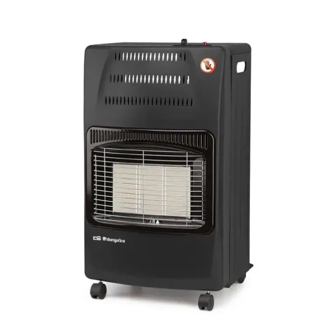 ORBEGOZO HCE 60 ESTUFA PLEGABLE - POTENTE Y SEGURA PARA CALENTAR GRANDES ESPACIOS DE FORMA HOMOGENEA - TRIPLE SISTEMA DE SEGURIDAD - FACIL DE TRANSPORTAR Y USAR - FUNCIONA CON GAS BUTANO Y PROPANO