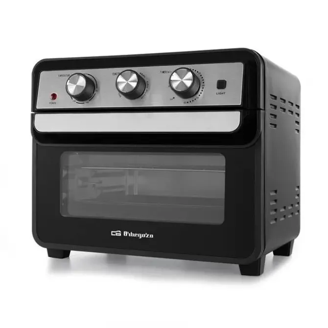 ORBEGOZO HOF 220 HORNO FREIDORA MULTIFUNCION - POTENCIA DE 1600W EN MODO HORNO Y 1700W EN MODO FREIDORA DE AIRE - CAPACIDAD DE 22 LITROS - 6 MODOS DE COCCION