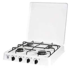 ORBEGOZO HORNILLO A GAS FO 4550 BLANCO - 4 QUEMADORES ESMALTADOS - POTENCIA DE 750W A 1900W - TIPO DE GAS G-30/G31 - PRESION DE ENTRADA 30/37 MBAR
