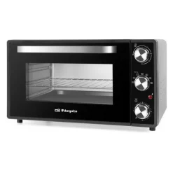 ORBEGOZO HOT 386 HORNO ELECTRICO CON CONVECCION - POTENCIA 2000W - CAPACIDAD 38L - SISTEMA DE CALOR SUPERIOR E INFERIOR - LUZ INTERIOR - TERMOSTATO REGULABLE - BANDEJA RECOGEMIGAS