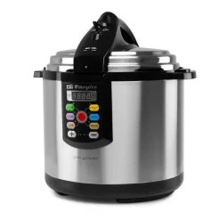 ORBEGOZO HPE 6075 OLLA A PRESION ELECTRICA ULTRA RAPIDA - TEMPORIZADOR PROGRAMABLE - MENUS PRE-CONFIGURADOS - AHORRO ENERGETICO - SEGURIDAD GARANTIZADA