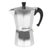 ORBEGOZO KF 600 CAFETERA ITALIANA PLACENTERA Y SEGURA - CAPACIDAD PARA 6 TAZAS - MANGO ERGONOMICO - VALVULA DE SEGURIDAD - FACIL LIMPIEZA - COMPATIBLE CON GAS - ELECTRICIDAD Y VITROCERAMICA