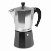 ORBEGOZO KFM 930 CAFETERA DE ALUMINIO AROMAS EN FAMILIA - CAPACIDAD PARA 9 TAZAS - UTILIZABLE EN COCINAS A GAS - ELECTRICAS Y VITROCERAMICA - MANGO ERGONOMICO - FACIL LIMPIEZA - VALVULA DE SEGURIDAD
