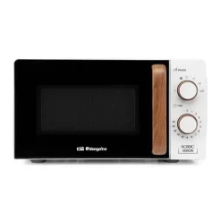 ORBEGOZO MI 2122 MICROONDAS - CAPACIDAD 20L - POTENCIA 700W - 6 NIVELES DE POTENCIA - TEMPORIZADOR 30MIN - DESCONGELACION - 230V