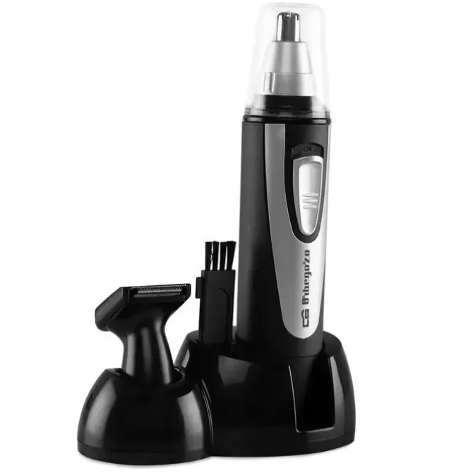 ORBEGOZO NO 3500 CORTA PELOS - PRACTICO Y SEGURO PARA NARIZ - OREJAS - BARBA Y BIGOTE - RESISTENTE AL AGUA - SIN CABLES - CABEZALES INTERCAMBIABLES - COMODO Y FACIL DE USAR