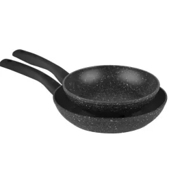 ORBEGOZO PACK 2 SARTENES ALUMINIO FORJADO - ALTA CALIDAD Y RESISTENCIA - SUPERFICIE ANTIADHERENTE - IDEAL PARA SORPRENDER CON NUEVAS RECETAS