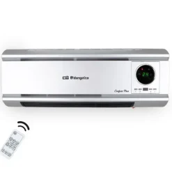 ORBEGOZO SPLIT CALEFACTOR DE PARED CERAMICO - CALOR UNIFORME Y SALUDABLE - PROGRAMABLE DIARIO Y SEMANAL - DETECCION DE VENTANAS ABIERTAS - MANDO A DISTANCIA - SEGURIDAD TOTAL