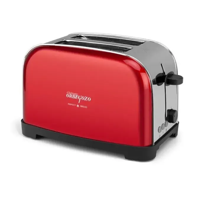 ORBEGOZO TOV 5200 TOSTADORA VINTAGE - POTENCIA 750-850W - 7 NIVELES DE TOSTADO - FUNCION DESCONGELADO Y RECALENTAR - CARCASA DE ACERO INOXIDABLE - TACTO FRIO - COMPACTA