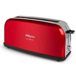 ORBEGOZO TOV 6200 TOSTADORA VINTAGE RANURA LARGA - ACERO INOXIDABLE - 6 NIVELES DE TOSTADO - DESCONGELACION Y RECALENTAMIENTO - COMPACTA Y PRACTICA