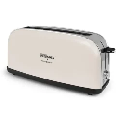 ORBEGOZO TOV 6210 TOSTADORA VINTAGE - RANURA LARGA - CARCASA ACERO INOXIDABLE - 6 NIVELES DE TOSTADO - DESCONGELADO Y RECALENTAMIENTO - TAMAÑO COMPACTO
