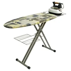 ORBEGOZO TP 4000 TABLA DE PLANCHAR PROFESIONAL - SUPERFICIE DE ALGODON PARA ACABADO PERFECTO - SOPORTE SEGURO PARA CENTROS DE PLANCHADO - ALTURA REGULABLE HASTA 93 CM