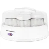 ORBEGOZO YU 2350 YOGURTERA CASERA - PREPARA YOGURES CREMOSOS Y NATURALES EN CASA - 7 VASOS DE CRISTAL DE 200ML - TEMPERATURA CONSTANTE - FACIL LIMPIEZA - REGALA SALUD A TUS AMIGOS