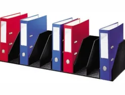 ORGANIZADOR DE ARMARIO FAST- PAPERFLOW NEGRO. BALDAS FIJAS 802 MM 10 COMPARTIMENTOS