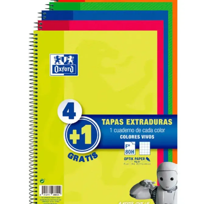 OXFORD BLOC OXFORD Fº 80/H T.EXTD MM (4+1) 100430276/624 MAK029139