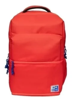 OXFORD +LB B-OUT MOCHILA ESCOLAR - COMPARTIMENTO ISOTERMICO - CREMALLERA EXPANDIBLE - TIRANTES ACOLCHADOS Y AJUSTABLES - TAMAÑO 42X30X15-20CM - COLOR AZUL
