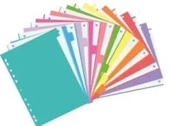 OXFORD SEPARADOR A4 10 POSICIONES COLORES 400149957