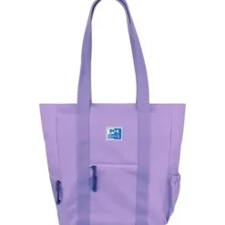 OXFORD TOTE B-TRENDY BOLSO DE MANO - BOLSILLO FRONTAL Y LATERALES - COMPARTIMENTO PARA PORTATIL/TABLET - CIERRE DE CREMALLERA - TAMAÑO 34X31X12CM - COLOR LAVANDA