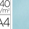 PAPEL COLOR LIDERPAPEL PERGAMINO A4 240G/M2 AZUL PACK DE 25 HOJAS