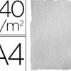 PAPEL COLOR LIDERPAPEL PERGAMINO CON BORDES A4 240G/M2 GRIS PACK DE 10 HOJAS