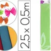 PAPEL CRESPON LIDERPAPEL 50 CM X 2.5M 34G/M2 VERDE CLARO