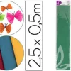PAPEL CRESPON LIDERPAPEL 50 CM X 2.5M 34G/M2 VERDE