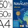 PAPEL FOTOCOPIADORA NAVIGATOR DIN A4 160 GRAMOS 250HOJAS PAPEL MULTIU