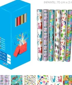 PAPEL REGALO 70X200 INFANTIL/EXP.60