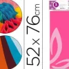 PAPEL SEDA LIDERPAPEL 52X76CM 18G/M2 BOLSA DE 5 HOJAS ROSA