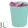 PAPELERA PLASTICO ARCHIVO 2000 ECOGREEN 100% RECICLADA 18 LITROS COLOR VERDE PASTEL
