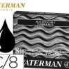 PAPER MATE CARTUCHO PLUMA WATERMAN NEGRO /8UD S0110850 MAK080386