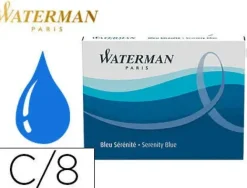 PAPER MATE CARTUCHO PLUMA WATERMAN AZUL FLOR/8UD S0110860 MAK080385