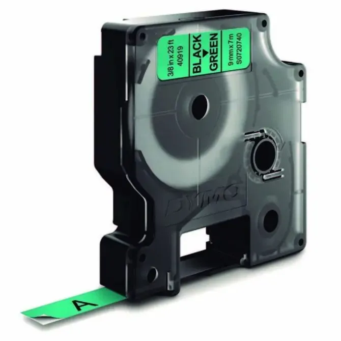 PAPER MATE CINTA DYMO D1 6MMX7M NEGRO/VERDE S0720740 MAK249955