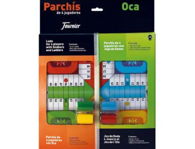 PARCHIS CON OCA TABLERO PEQUEÑO 42,5X33X4,45X33X4,4