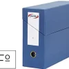 PARDO ESTUCHE ARCHIVADOR APAISADO LOMO 110 MM.TARJETA EN LOMO.FORMATO FOLIO.COLOR AZUL.REF.2457-03