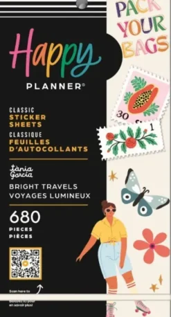 PEGATINAS 680 HAPPY PLANNER BRIGHT 30 HOJAS