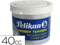 PELIKAN BOTE DE TEMPERA ESCOLAR 40 ML. BLANCO 4 63504 CS07893