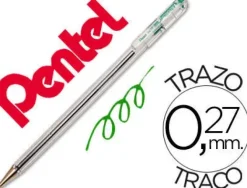 PENTEL BOLIGRAFO PENTEL BK-77 VERDE BK77 G MAK080667