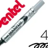 PENTEL MAXIFLO ROTULADOR PARA PIZARRA BLANCA - REGULACION DEL FLUJO DE TINTA - PUNTA DE BALA - ANCHO DE LINEA 2MM - 50% DE MATERIALES RECICLADOS - COLOR NEGRO