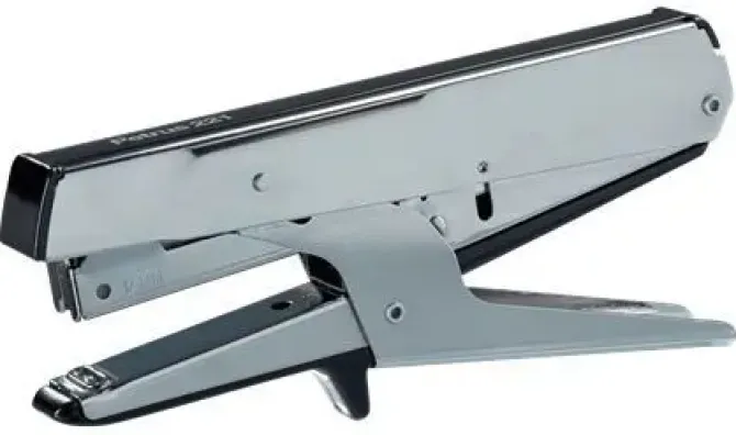 PETRUS 221 GRAPADORA DE TENAZA - HASTA 20 HOJAS - PROFUNDIDAD INSERCION 54MM - GRAPADO CERRADO