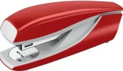 PETRUS 635 GRAPADORA METALICA - HASTA 30 HOJAS - EXTRAEGRAPAS INTEGRADO - GRAPADO CERRADO, ABIERTO Y CLAVADO - COLOR ROJO