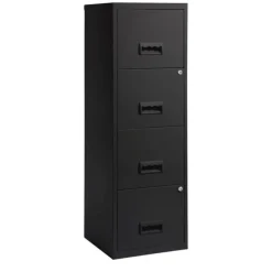 PIERRE HENRY CAJONERA CARPETAS 40X40X126 4C. NEGRO 095157 MAK289705